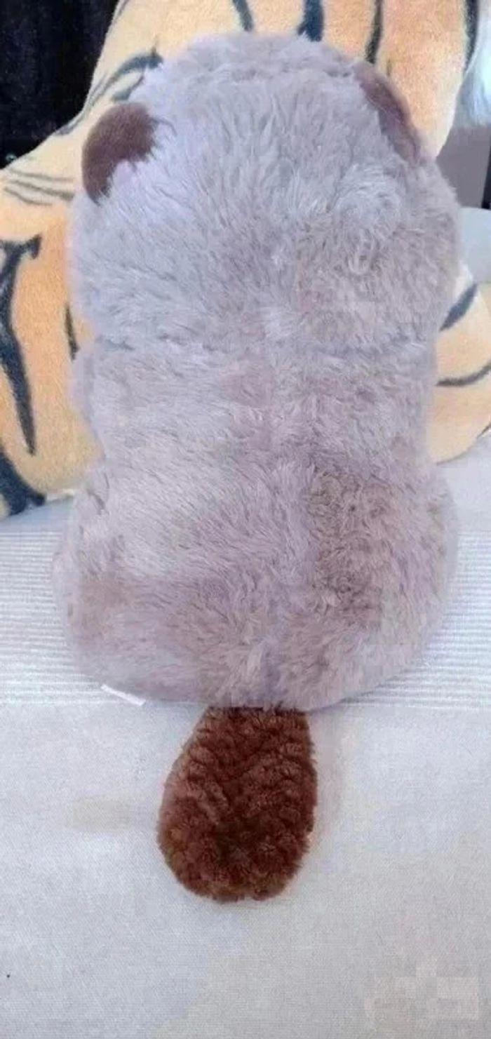 Peluche castor tout doux Neuf de 30cm - photo numéro 4