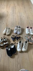 Lot chaussures fille du 25 au 28