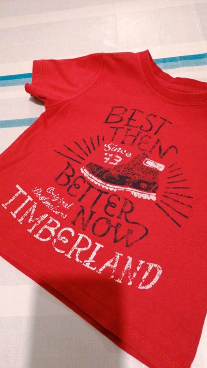 Tee shirt Timberland rouge - photo numéro 2