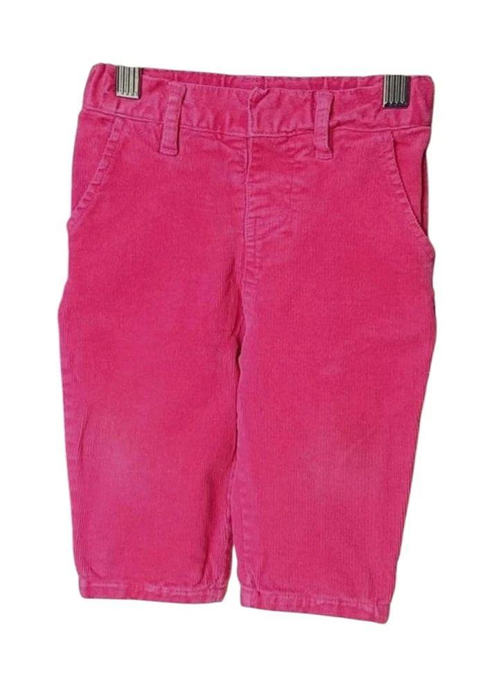 Pantalon en velours rose Noukies 12 mois - photo numéro 1