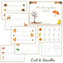 Cahier de graphisme automne