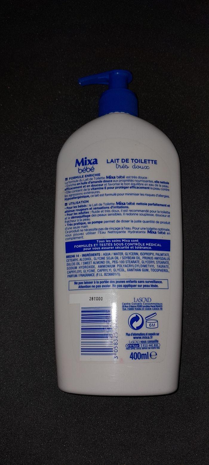 Lait de toilette bébé mixa - photo numéro 2