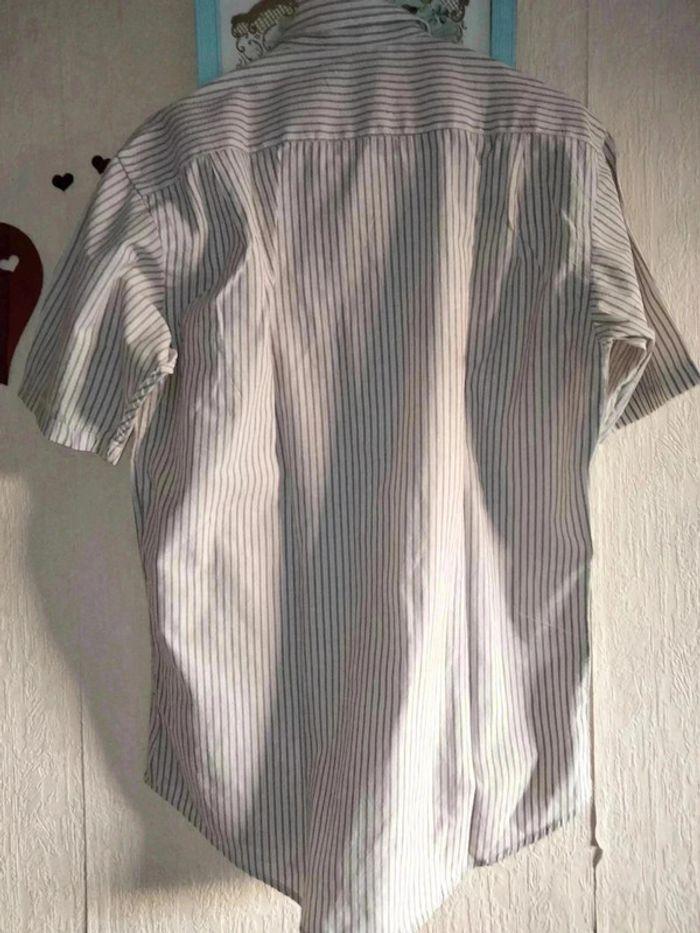 Chemise à rayures manches courtes taille M de chez celio - photo numéro 4