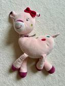 Peluche girafe rose Babysun