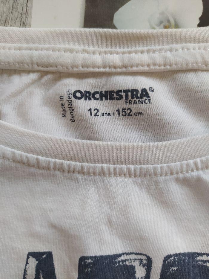 Tee shirt manches longues orchestra taille 12 ans. - photo numéro 3