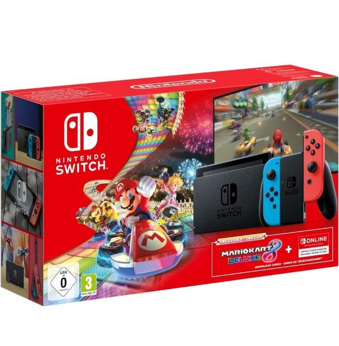 Nintendo switch 32 go + Mario Kart Deluxe - photo numéro 1