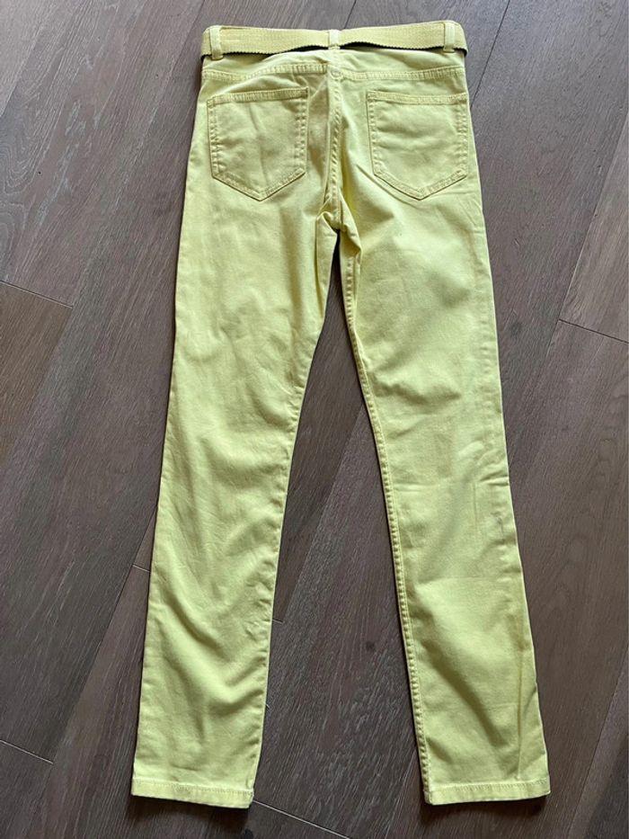 Pantalon jaune poussin - photo numéro 5