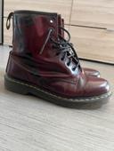 Dr Martens 1B89 bordeaux et noires pointure 43