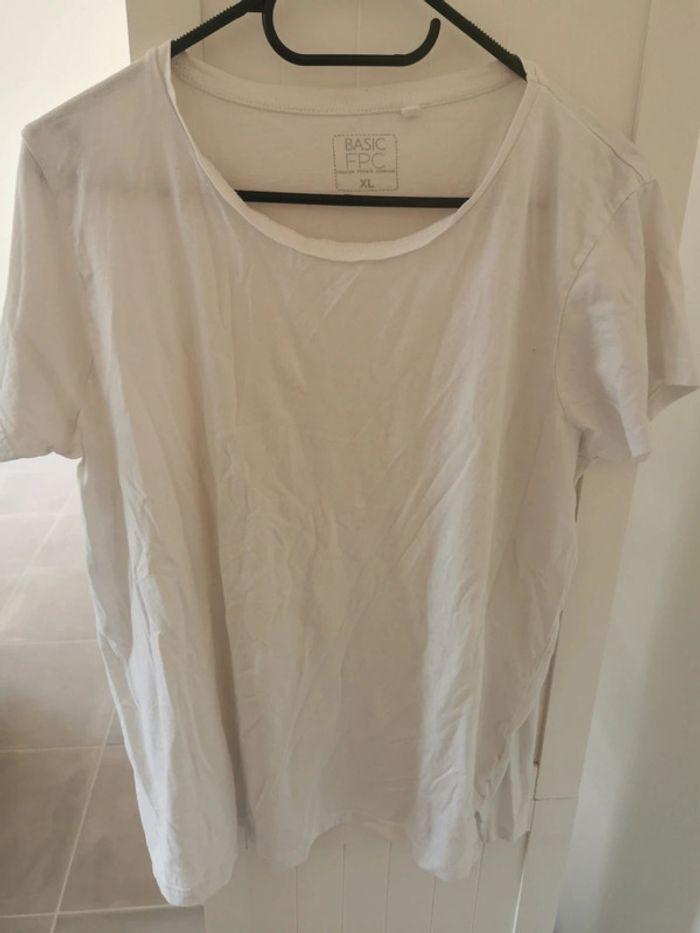 Tee shirt blanc basic - photo numéro 1