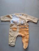 Pyjama velours 1M Tex Baby - TBE