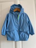 Parka imperméable bleu 2/3 ans Zara