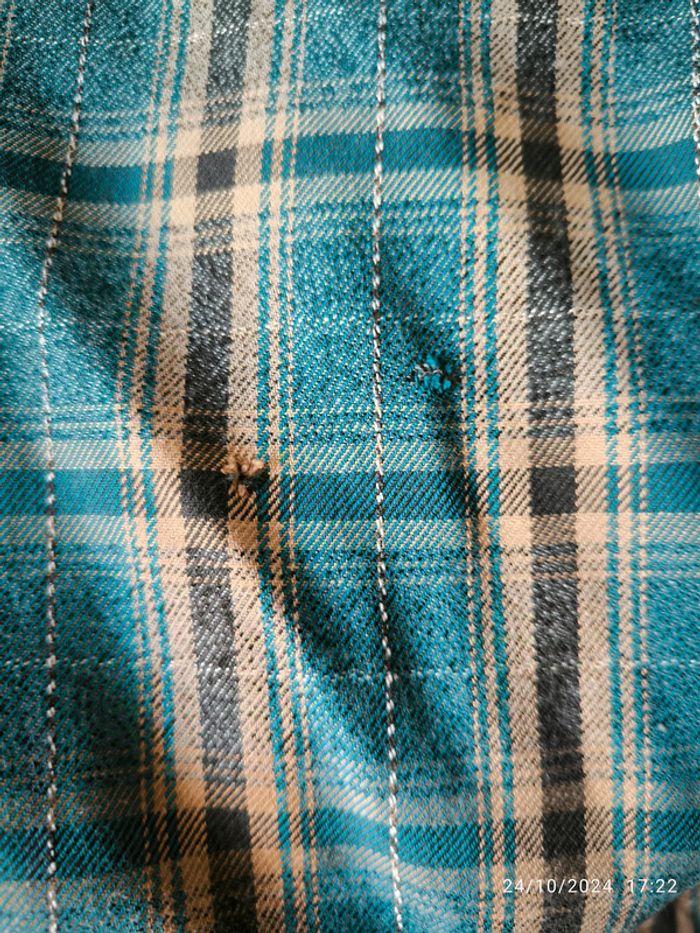 Chemise à carreaux vintage kidur taille 38 - photo numéro 4