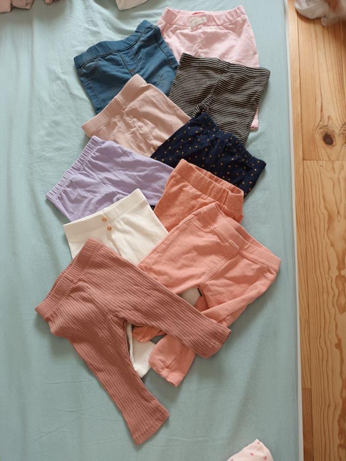 Lots de 10 pantalons bébé fille 3 mois