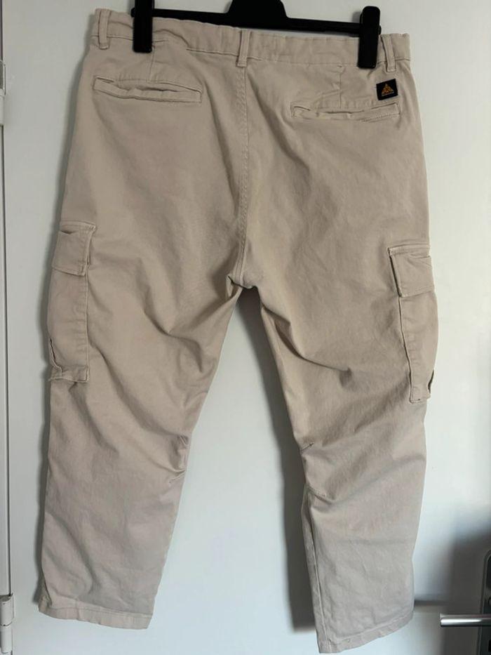 Pantalon cargo beige clair Zara taille 46 - photo numéro 2