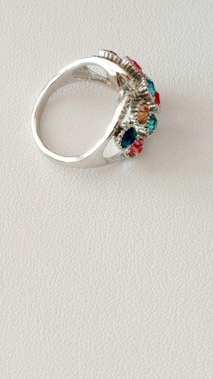 Bague fantaisie 57 argenté - photo numéro 2