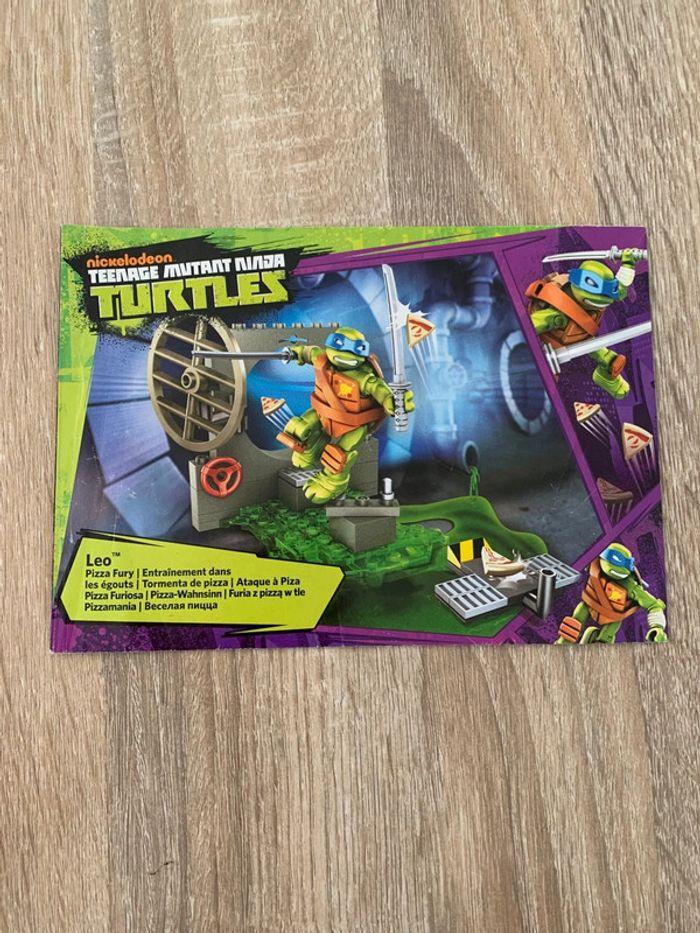 Notice livret Lego Nickelodeon Teenage mutant Tortue Ninja Leo Pizza Fury entraînement dans égouts - photo numéro 1