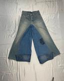 Jean ultra baggy large handmade early 2000’s rare taille 36FR