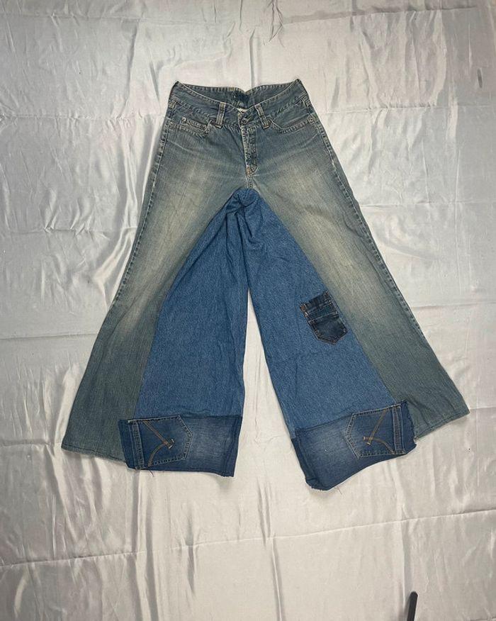 Jean ultra baggy large handmade early 2000’s rare taille 36FR - photo numéro 1