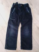 Pantalon velours bleu marine 5 ans