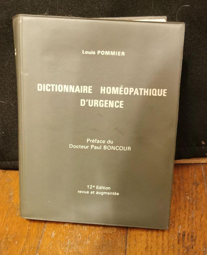 Dictionnaire homéopathique d'urgence - photo numéro 1