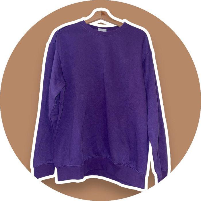 Pull violet oversize H&M essentials - photo numéro 1