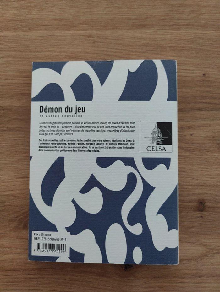 Livre Démon du jeu et autres nouvelles - photo numéro 2