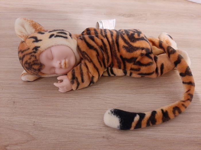 Poupée tigre "Anne Geddes" 23cm (rare) - Neuf - photo numéro 1