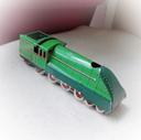 toy vintage sncf tôle train wagon vert green charbon loco locomotive Lokomotiv friction arnold