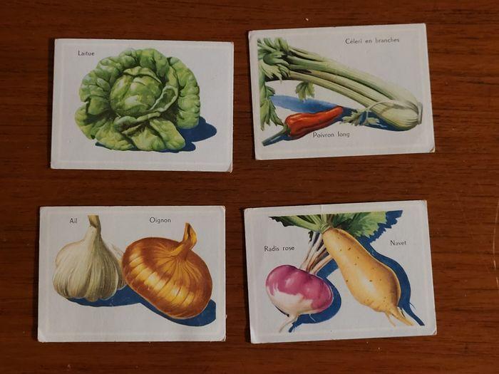 4 bon points d'école - légumes - vintage - photo numéro 2