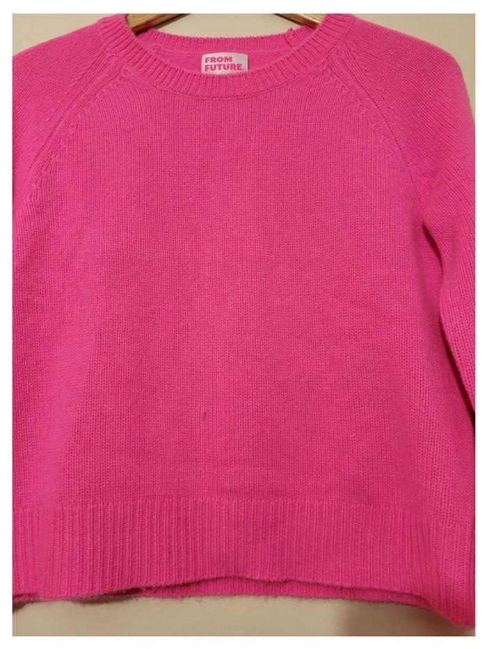 pull 100% cachemire From Future rose taille S - photo numéro 4