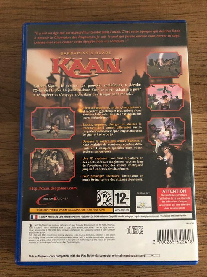 Jeux Sony PlayStation 2 ps 2 PAL barbarian’s blade kaan - photo numéro 2