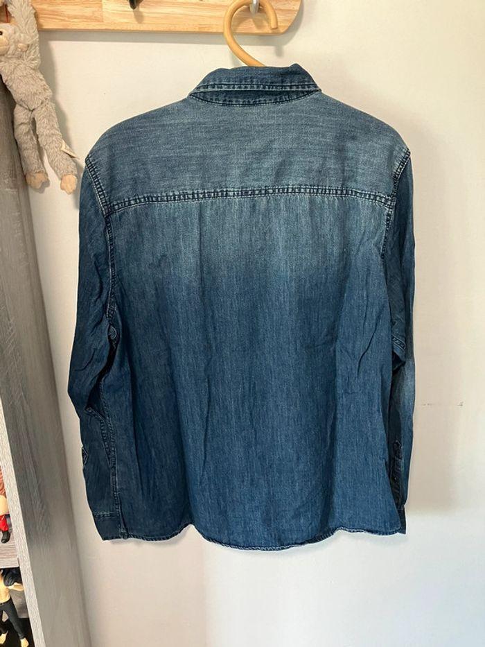 Veste en jeans XL effet délavée - photo numéro 3