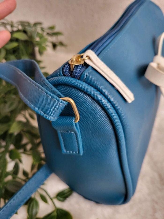 Ensemble sac et main porte-monnaie bleu - photo numéro 7