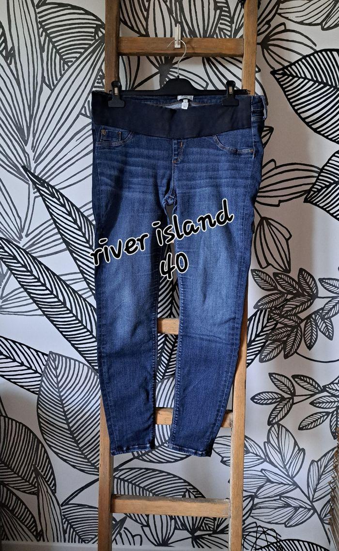 jeans grossesse river island 40🌺 - photo numéro 1