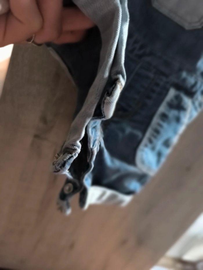 Salopette en jeans pour bébé de 6 mois - photo numéro 3