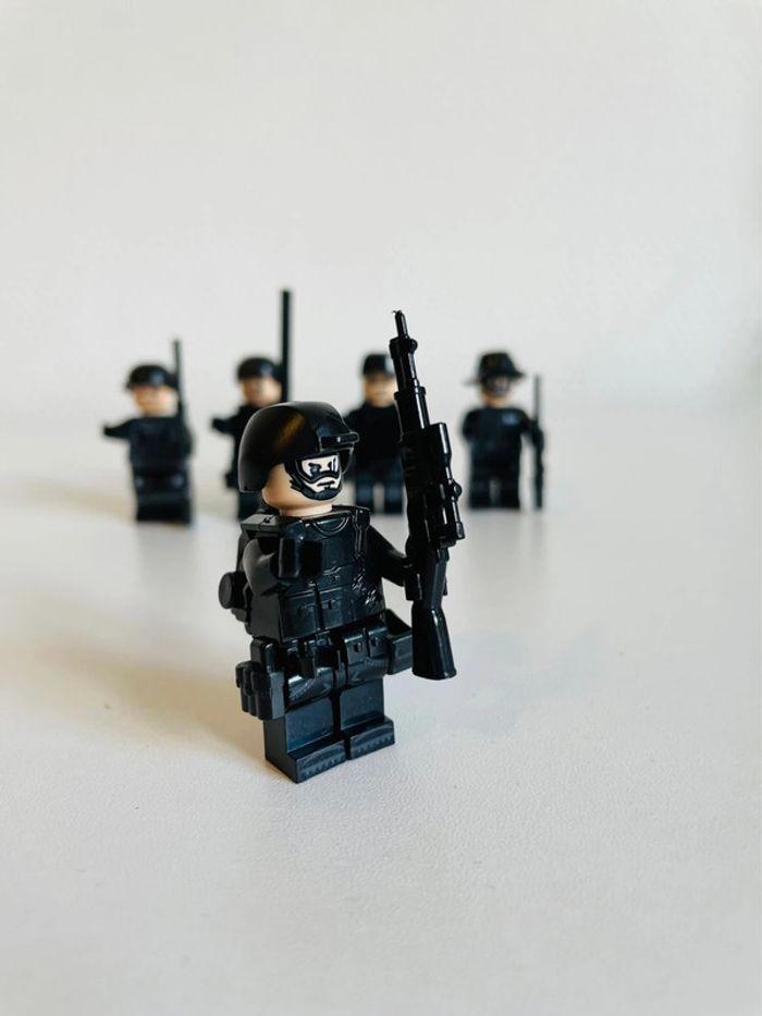 Lot de 5 figurines style Lego des forces spéciales - photo numéro 4