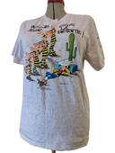 The shirt gris multicouleurs H Hanes top Lucky luke 42/44