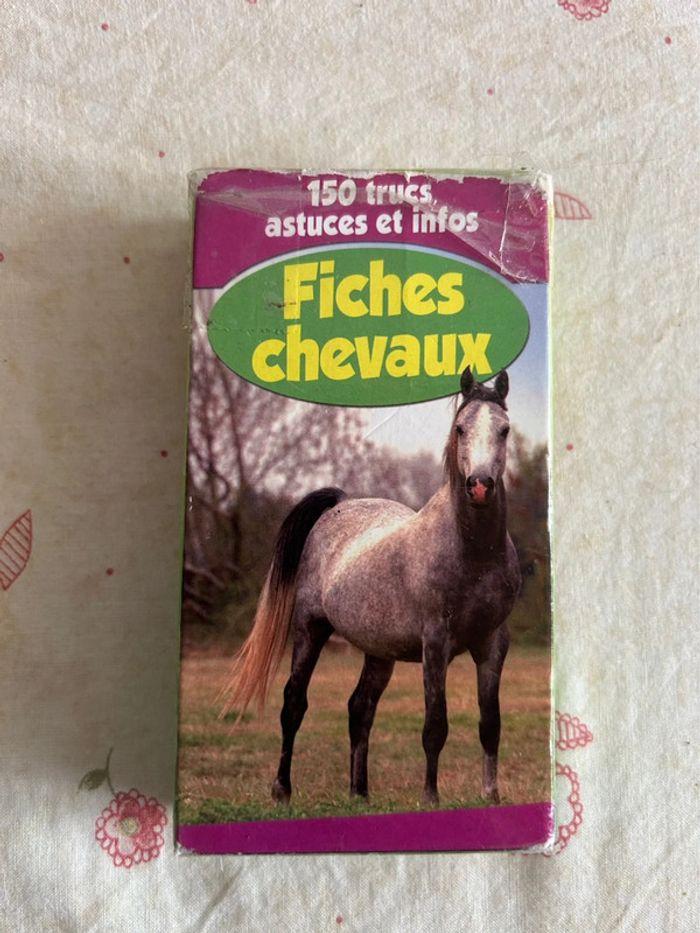 Cartes fiches chevaux - photo numéro 1