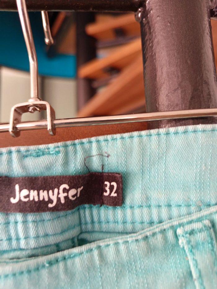 Short vintage année 2000 turquoise 32 Jennyfer - photo numéro 3