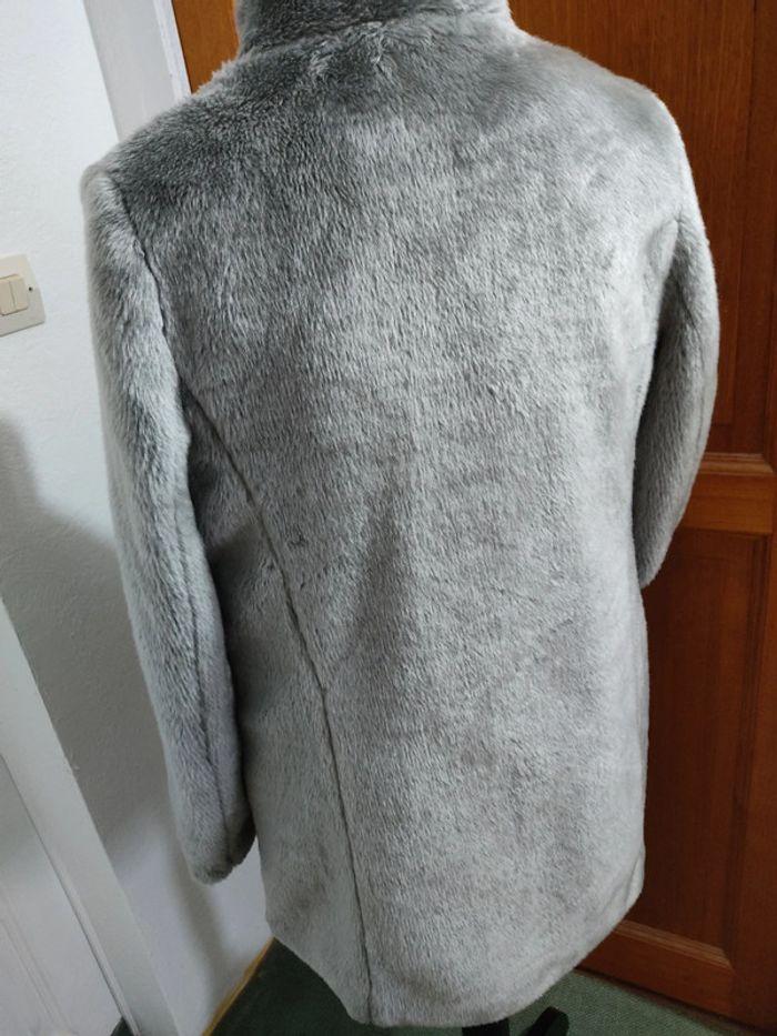 Manteau fausse fourrure gris • S/M • La Redoute - photo numéro 6