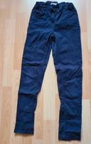 Pantalon en toile marine 10 ans fille