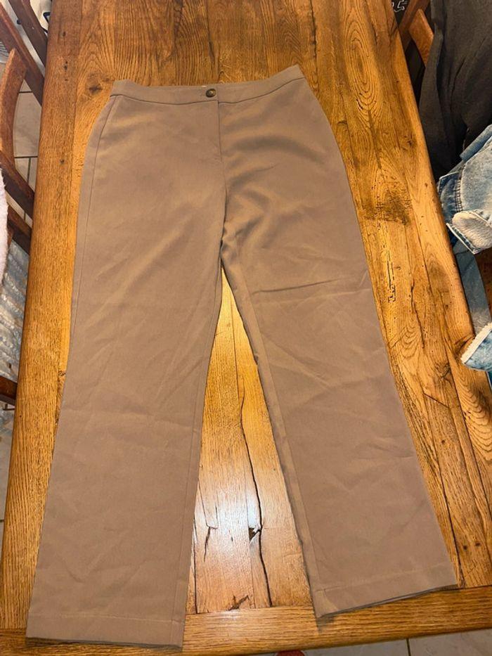 Pantalon fluide marron NEUF - photo numéro 2