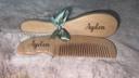 Lot brosse et peigne en bois personnalisés