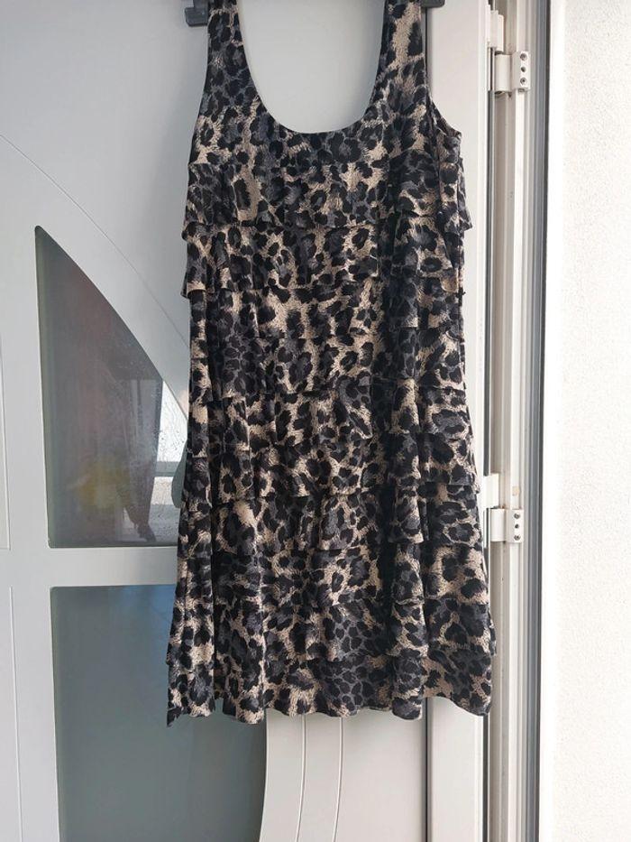 Robe à volant  leopard - photo numéro 4