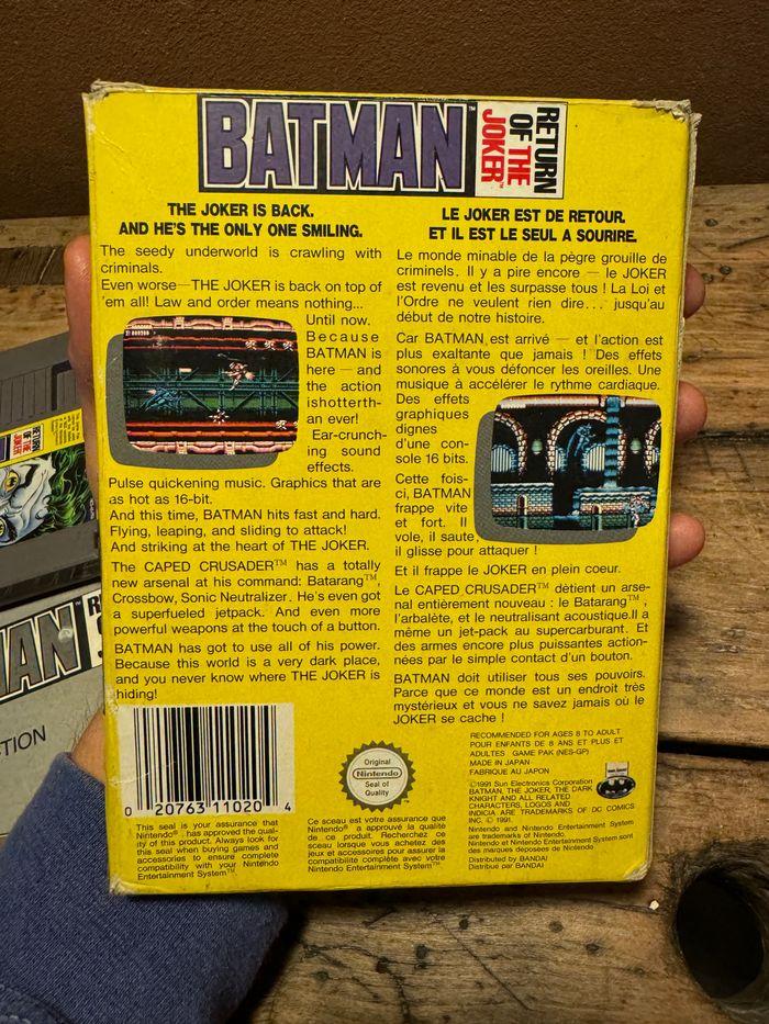 Batman joker Nintendo NES complet - photo numéro 4