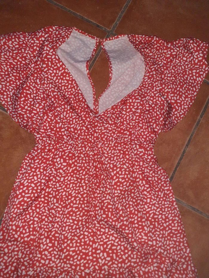 Robe rouge blanche S - photo numéro 4