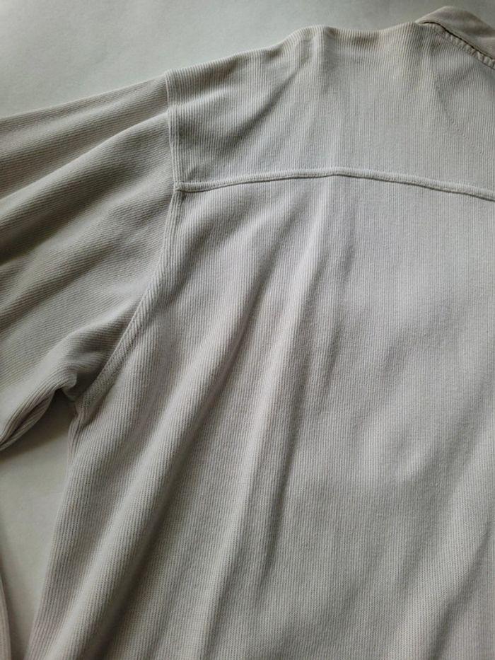 Chemise en velours côtelé "Blanc bleu" blanc cassé homme taille XL en très bon état - photo numéro 14