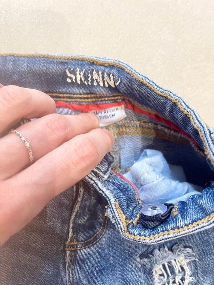 Jeans skinny Tape à l’œil TAO effet délavé parfait état - photo numéro 4