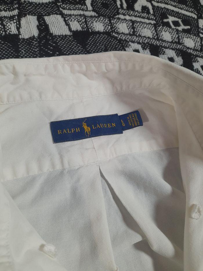 Chemise Rayée Bleue Ralph Lauren - photo numéro 7