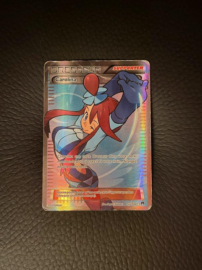 Carte Pokémon dresseur full art Carolina Rupture Turbo 122/122 - photo numéro 1